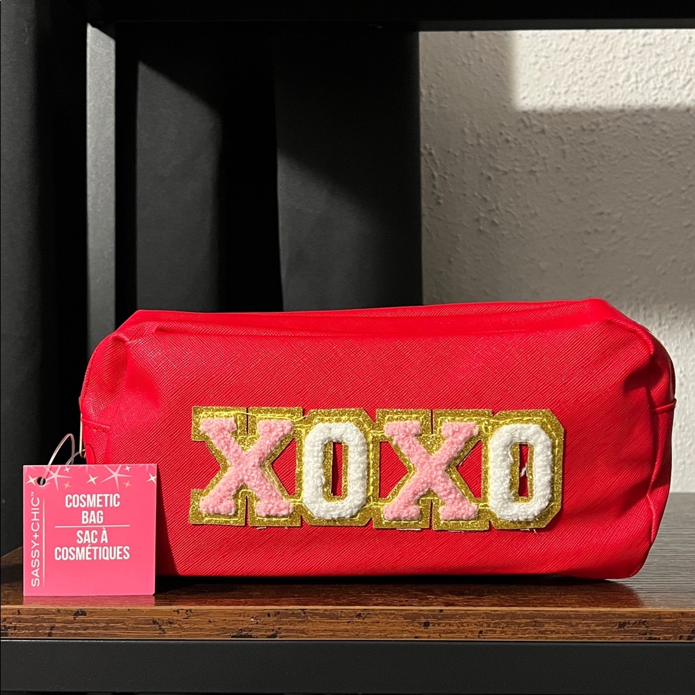 XOXO Red Cosmetic Bag NWT